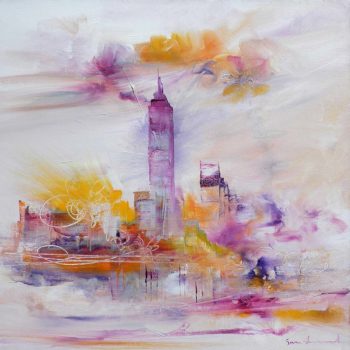 New York Art Cityscape by Sara Sherwood - Contemporary Abstract Artist London
