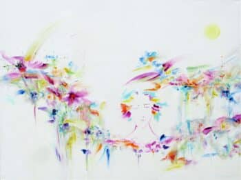 Portrait Commission in a colourful abstract style
