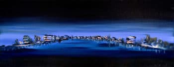 London Skyline, in Blues
